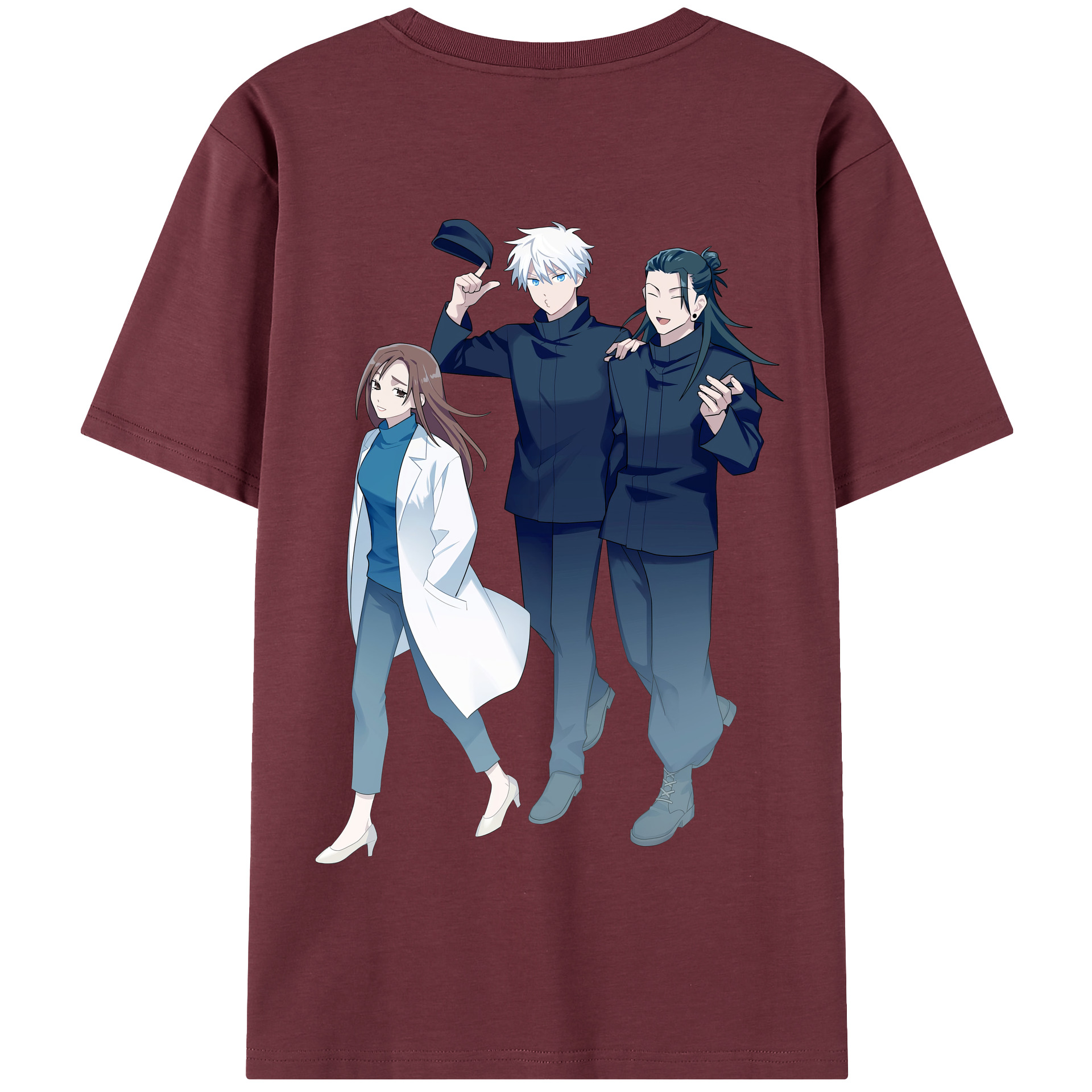 （画像用） 呪術廻戦 Jujutsu Kaisen 綿100％半袖Tシャツ（背面プリント）